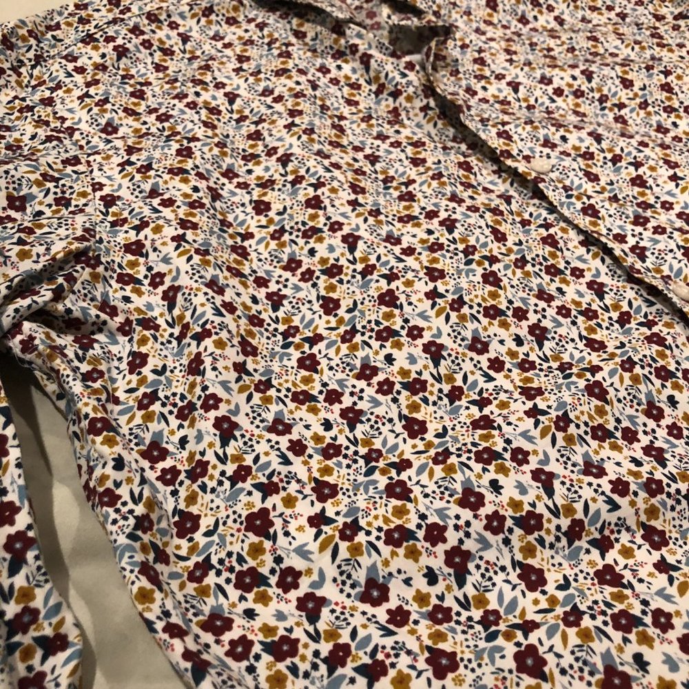 ZARA Men Flower Shirt M